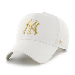 47 Brand MLB New York Yankees Metallic Snapback White