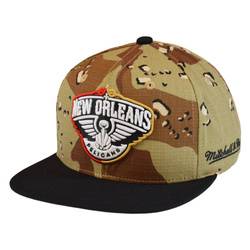 Mitchell & Ness NBA Choco Camo Snapback New Orleans Pelicans - HHSS1101-NOPYYPPPCAMO