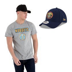 New Era NBA Denver Nuggets T-shirt + Strapback