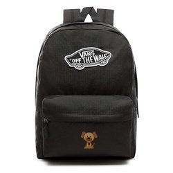 Plecak VANS Realm Backpack szkolny Custom Puppy - VN0A3UI6BLK