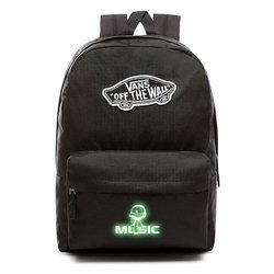 Plecak VANS Realm Backpack szkolny - VN0A3UI6BLK - Custom Lumi - Music 