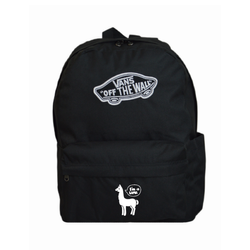 Vans Old Skool Classic Backpack Black VN000H4YBLK1 + Custom Lama