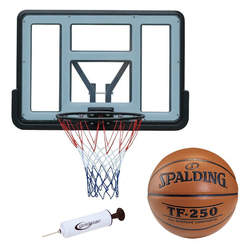 Basketball backboard MASTER 110 x 75 cm Acryl + Spalding ...