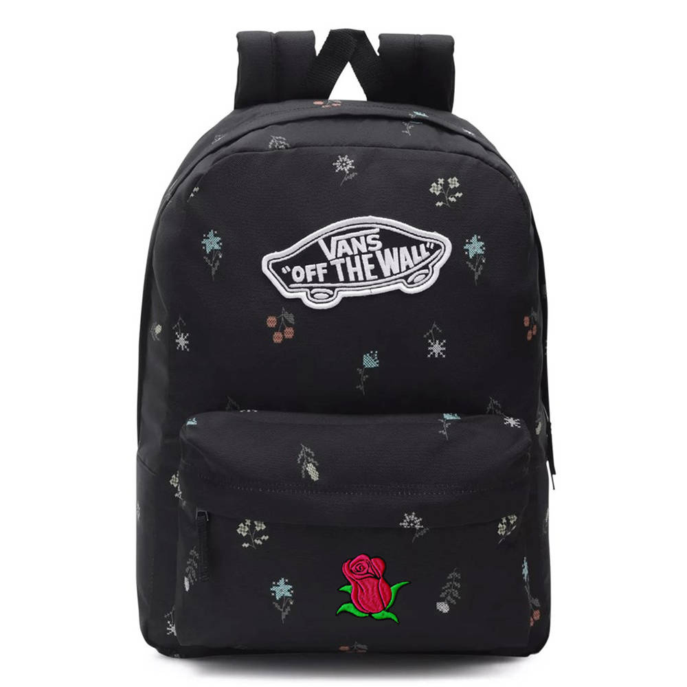 Vans off the shop wall rose backpack