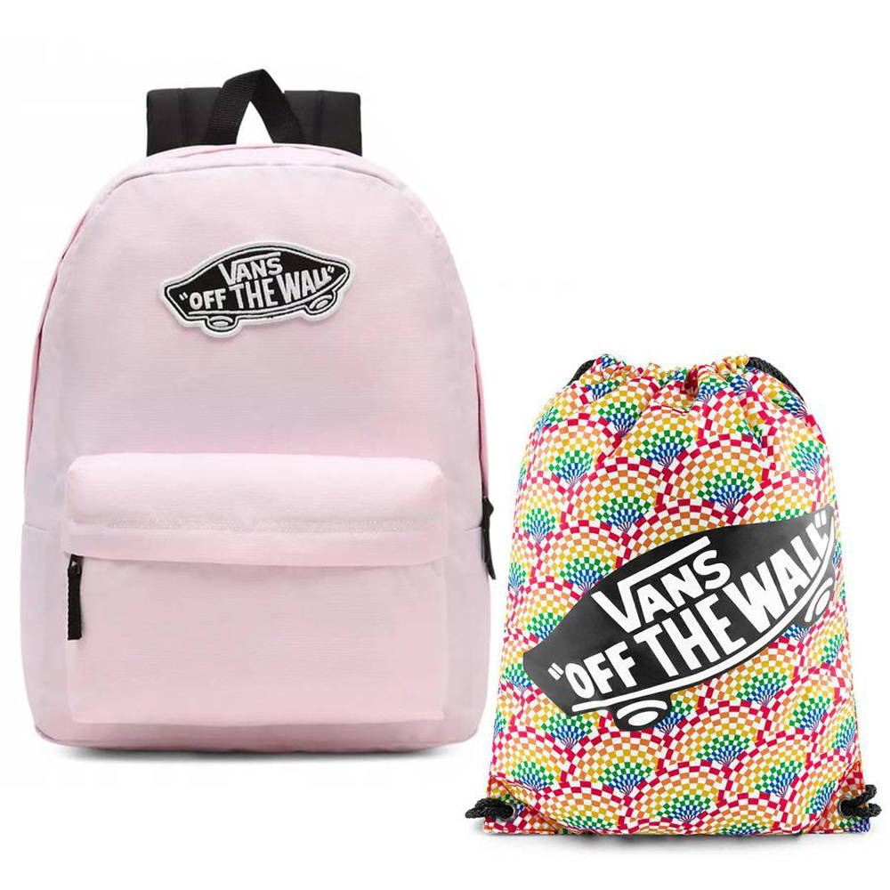 Baby pink vans backpack online