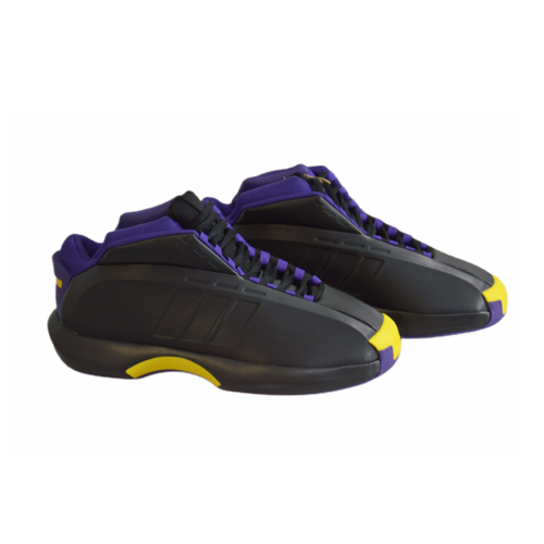 Adidas Crazy 1 Lakers Away Shoes Black Purple Yellow - FZ6208