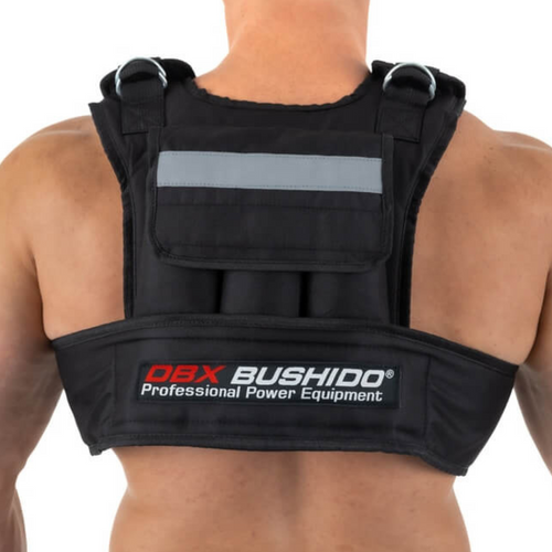 Adjustable weighted vest 1-20 kg black DBX Bushido - DBX-VEST-6-20