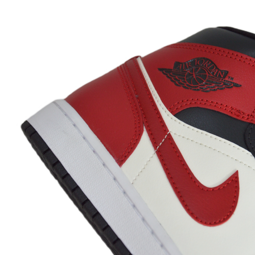 Air Jordan 1 Mid Black Gym Red - BQ6472-160