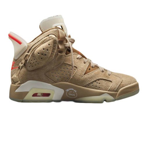 Air Jordan 6 Retro Travis Scott British Khaki Schuhe - DH0690-200