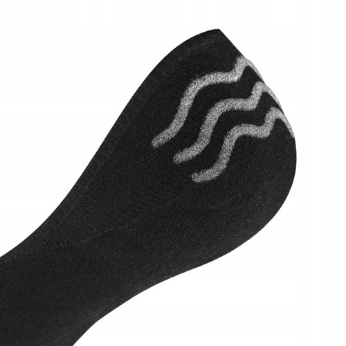 BRUBECK MERINO WOOL woolen feet black - SC3002U