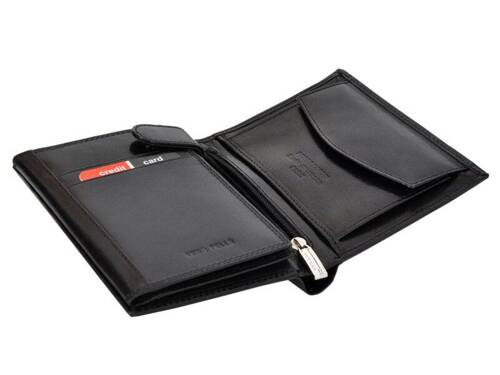 Men's Zipped Leather Wallet Pierre Cardin Premium RFID - YS520.1-326