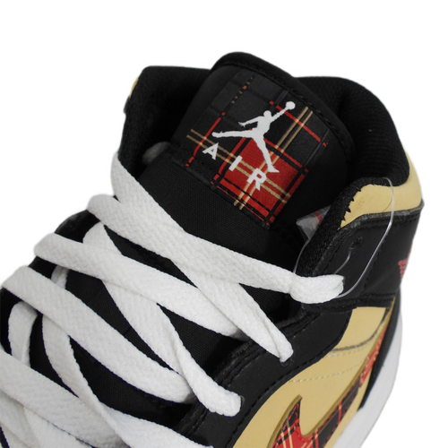 Men's sports shoes original Air Jordan 1 Mid Tartan Swoosh - DZ5329-001