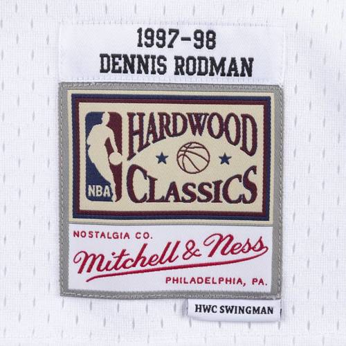 Mitchell & Ness Swingman Jersey Chicago Bulls 1997-98 Dennis Rodman - SMJYAC18079-CBUWHIT97DRD