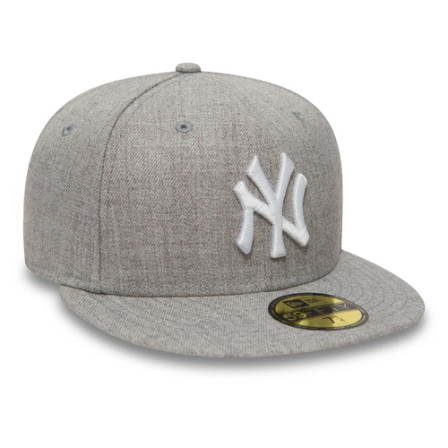 New Era 59FIFTY MLB NY New York Yankees Essential Heather Grey Fullcap - 11044974