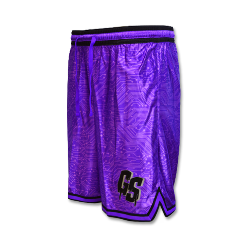 Nike LeBron Goon Squad Shorts Hyper Grape/Black/Wolf Grey - DJ3875-560