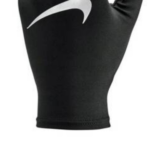 Nike Miler Black Running Gloves with Swoosh - N.RG.L4.042