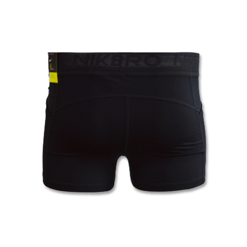 Nike Pro Femme NVLTY 3INCH Shorts Wmns Black/Pure Platinum - DA0485-010