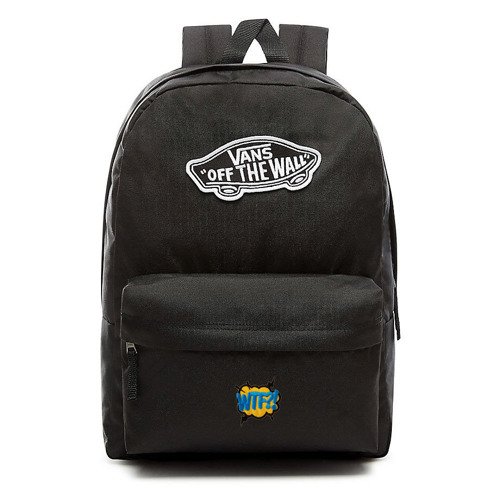 Plecak VANS Realm Backpack szkolny Custom Wtf - VN0A3UI6BLK 