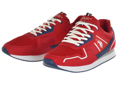 Sneakersy U.S. Polo Assn. - NOBIL004-RED-DBL01