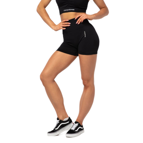 Sportliche Damen Shorts mit hohem Bund Carpatree Allure schwarz