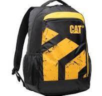 Sports backpack for school urban black yellow 31 L Caterpillar Fastlane - 83853-01