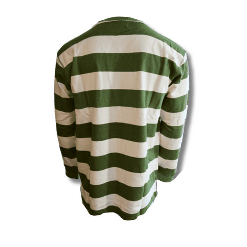 Taikan Everything Striped Longsleeve Crew Sweatshirt Green - 1306004.GRN