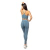 Sport-BH CARPATREE Allure Fitness Nahtlos Blau