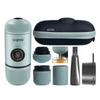 Tourist Travel Coffee Maker Wacaco Nanopresso with Case - Arctic Blue.