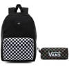 VANS New Skool Checkerboard Rucksack  -VN0002TL2OB + Pencil Pouch-B 