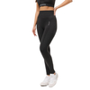 Women's seamless black sport leggings Carpatree Allure - CP-ASL-SB