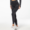 Women's sports leggings, high waist, marble Yasmine Carpatree - CP-YSL-BL