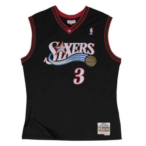 Koszulka Mitchell & Ness Iverson NBA 76ers SMJYGS18201-P76BLCK00AIV