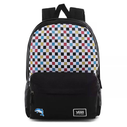 Vans Glitter Check Realm Rucksack Custom Rose - VN0A48HGUX9