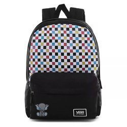 Vans Glitter Check Realm Rucksack Custom Rose - VN0A48HGUX9