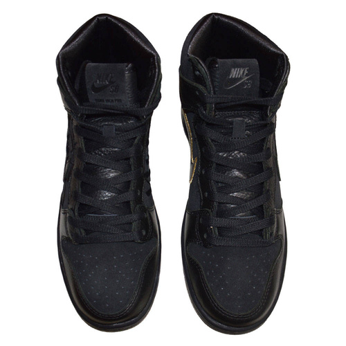 Scarpe sportive da uomo Nike SB Dunk High FAUST Nero Oro - DH7755-001