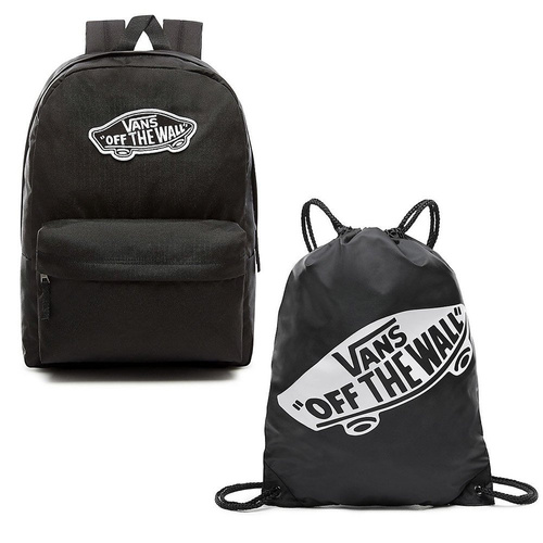 VANS Realm Backpack VN0A3UI6BLK + VANS Benched Bag