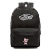 VANS Realm Rucksack Custom Pink Cat - VN0A3UI6BLK 