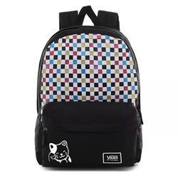 Vans Glitter Check Realm Zaino - VN0A48HGUX9 - Custom Cat