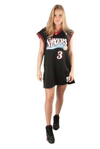 Koszulka Mitchell & Ness Iverson NBA 76ers SMJYGS18201-P76BLCK00AIV