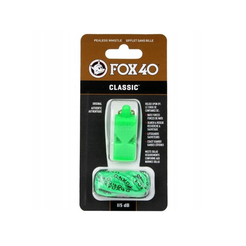 FOX 40 Classic Official 115 dB Coach and Referee Whistle - 9903-1408