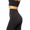 Women's sports leggings Carpatree Vibe Seamless - CP-VSL-BLACK