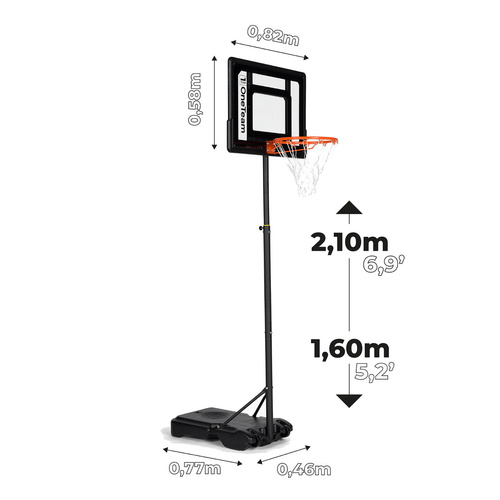 Portable Basketball stand OneTeam- OT-BH03