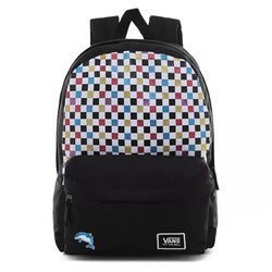 Vans Glitter Check Realm Rucksack Custom Rose - VN0A48HGUX9