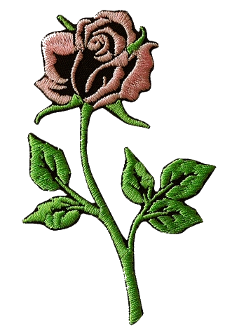 Streifen für Kleidung Rose