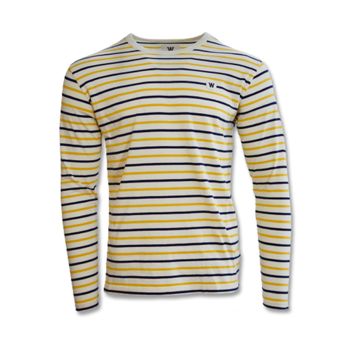 Men's Longsleeve Wood Wood Mel stripe Off - 10235404-2323