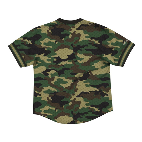 Mitchell & Ness NBA Boston Celtics Camo Mesh V-Neck T-Shirt