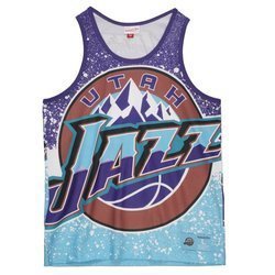 Mitchell & Ness NBA Utah Jazz Tank Top - MSTKAJ19070-UJALTBL