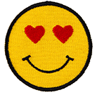 Patch per abbigliamento Emoticon viso