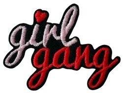 Patch per abbigliamento Girl Gang