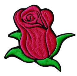 Patch per abbigliamento Pink Rose Rosa